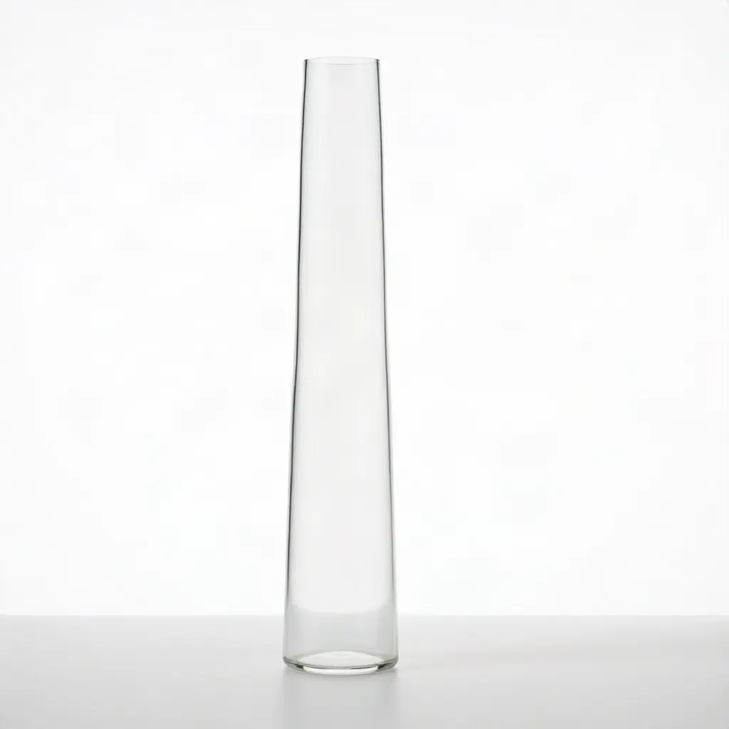 Clear Glass Cloche Bottle Vase