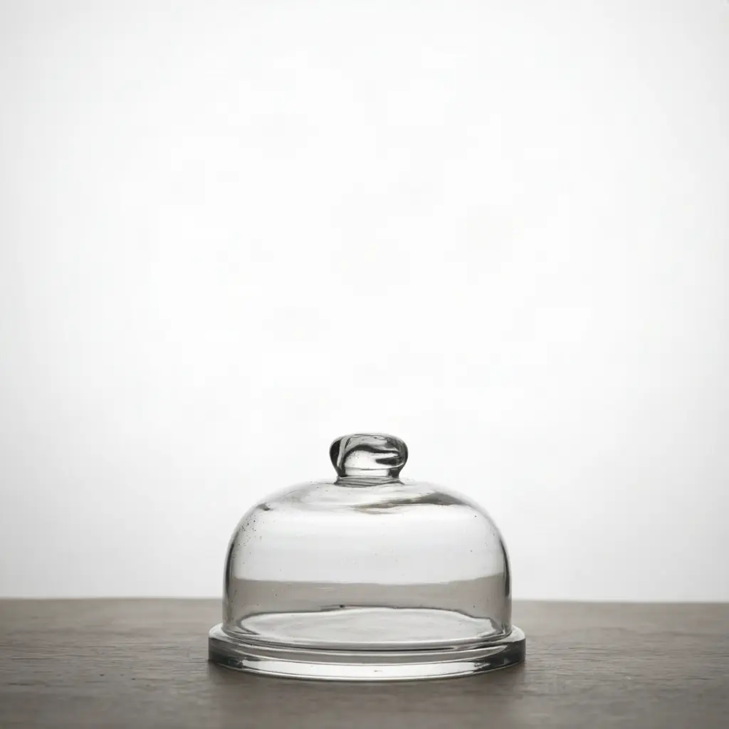 Clear Glass Cloche Dome