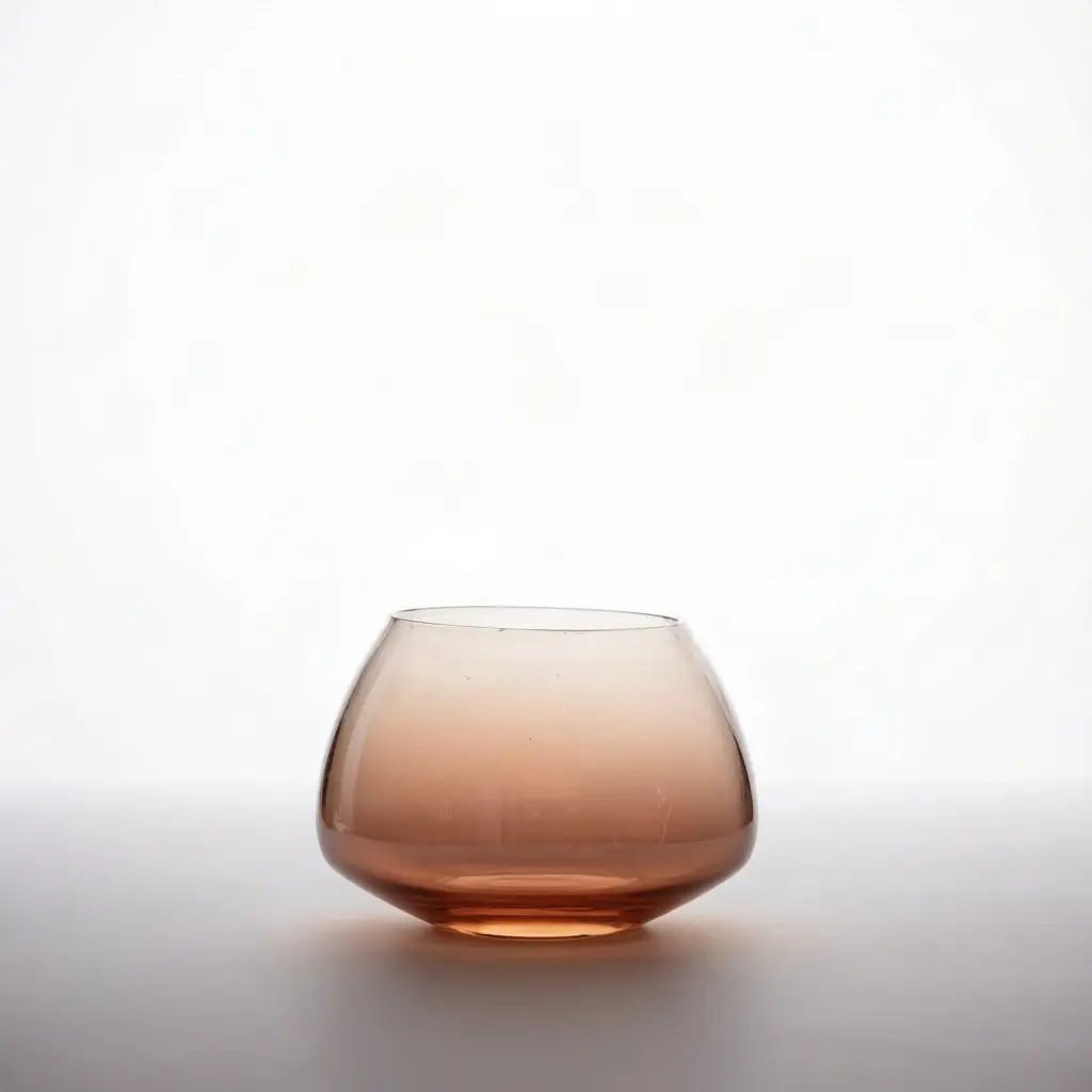 Amber Bubble Vase